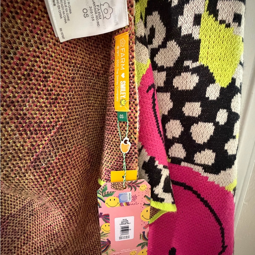 FARM Rio Multicolor Smiley Scarf - Picture 4 of 5